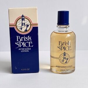 Avon Brisk Spice 1987 Version Splash Liquid After Shave Lotion 4.5 oz New in Box